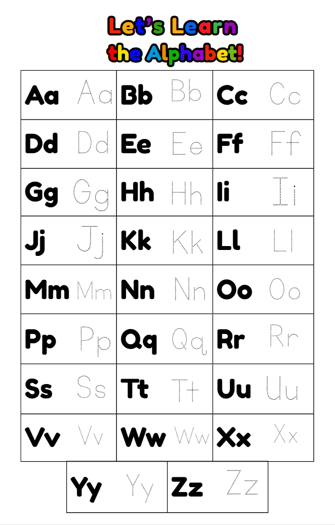 My First ABC EBook 2025